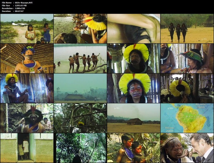 Kayapo - native indians Brazil (Naturism, Film) [家族のヌーディズム]